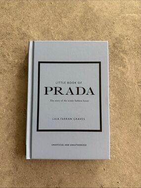 PRADA Light Blue Hardcover Fashion Book